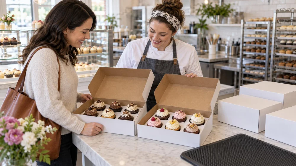 Bakery Cupcake Order: Count, Transport, and Display