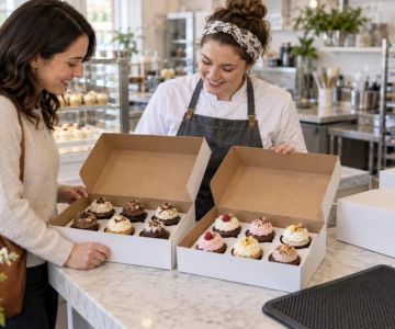 Bakery Cupcake Order: Count, Transport, and Display