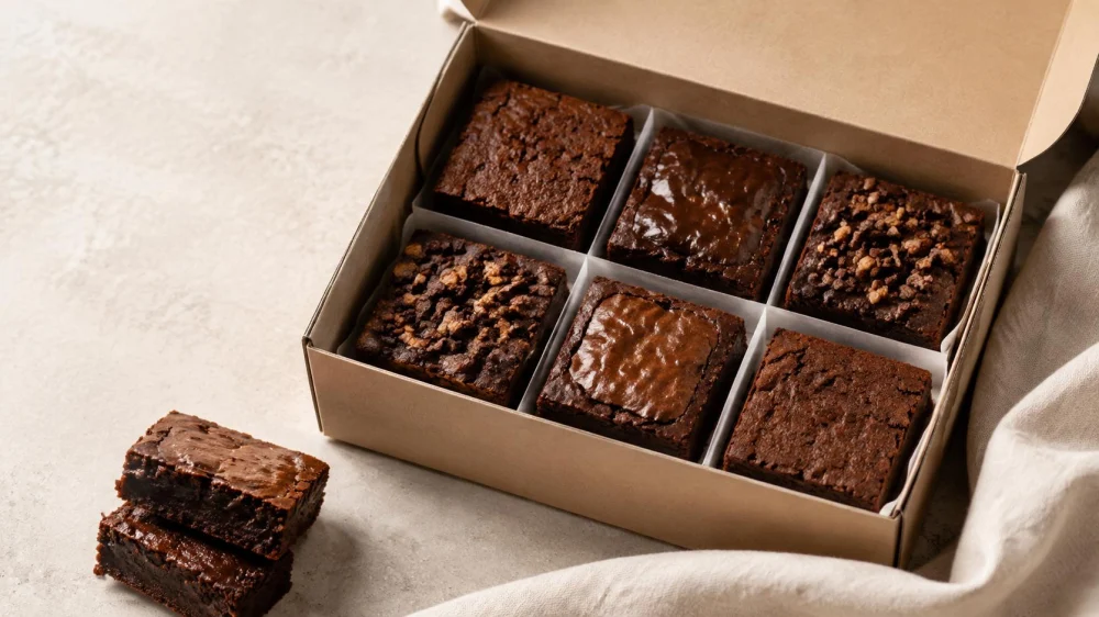Bakery Brownie Box: Choose Textures, Portions, and Storage