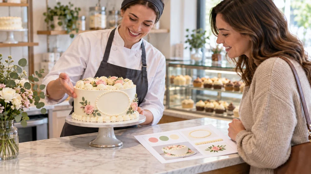 Bakery Cake Message: Spelling, Placement, and Pickup Check