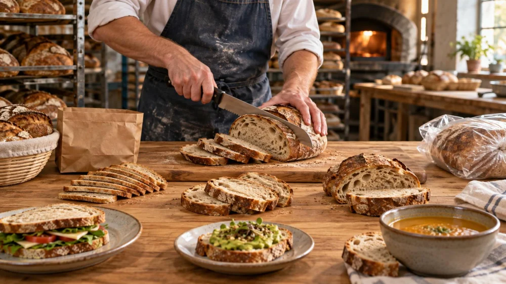 Bakery Bread Slicing: Thickness, Timing, and Storage