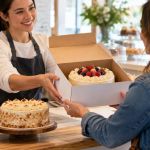 Bakery Cake Pickup Check: Name, Message, Size, and Travel