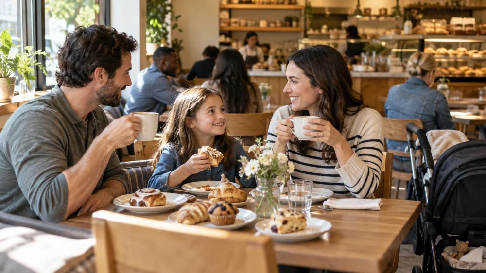 Bakery Seating Request: Noise, Mobility, and Table Space