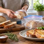 Freeze Bakery Bread Well: Portion, Wrap, and Refresh