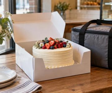 Bakery Custom Cake Pickup: Box, Temperature, and Transport