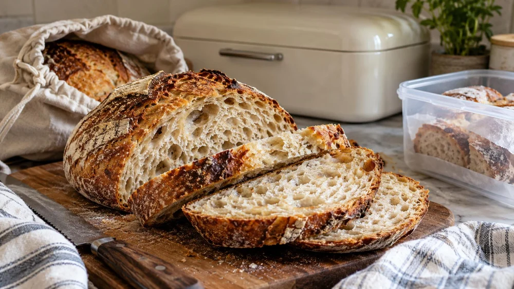 Sourdough Loaf Guide: Crust, Crumb, Storage, and Freezing