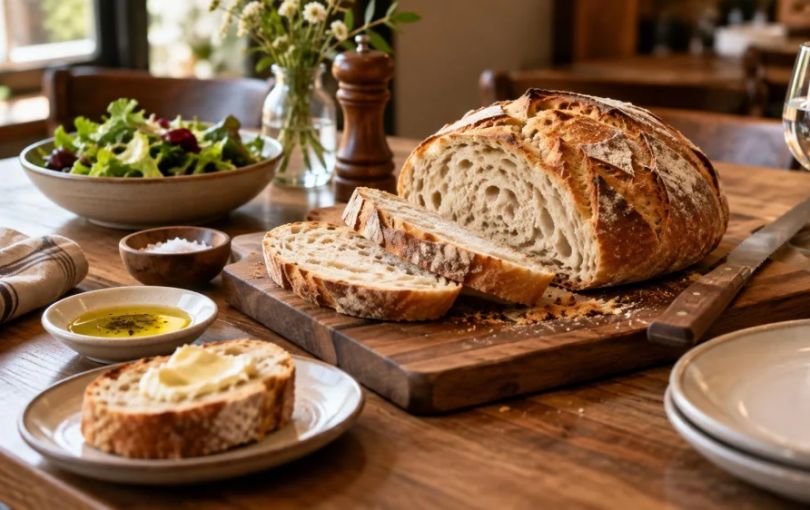 Bakery Bread Crumb Check: Freshness, Cutting, and Serving