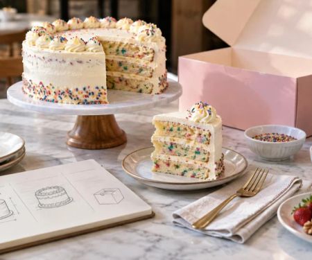 Bakery Cake Quote: Size, Design, Pickup, and Allergen Notes