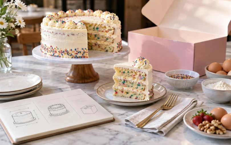 Bakery Cake Quote: Size, Design, Pickup, and Allergen Notes